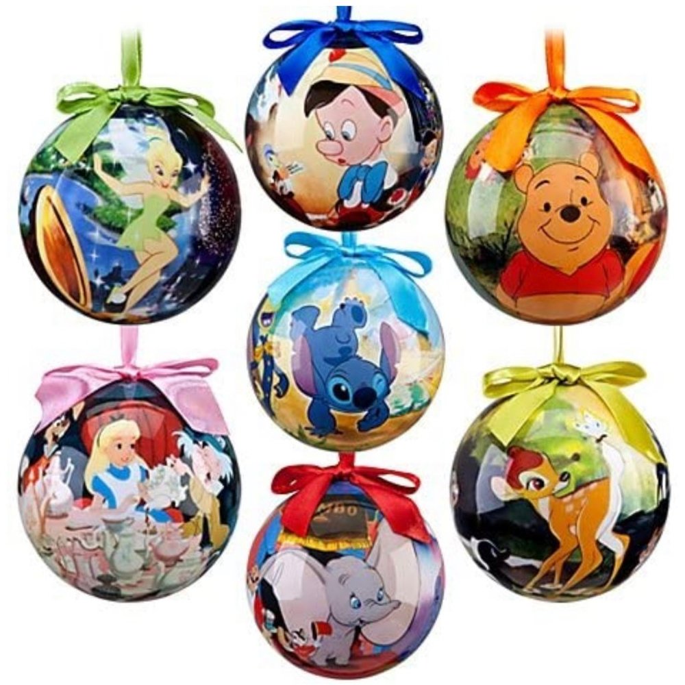 Disney Ornament 7 Piece Set